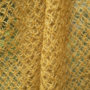 Silk and Mohair Shawl- Yellow